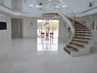 Cobra Foyer - helical foyer staircase, Siller Treppen/Stairs/Scale Siller Treppen/Stairs/Scale Stairs Glass