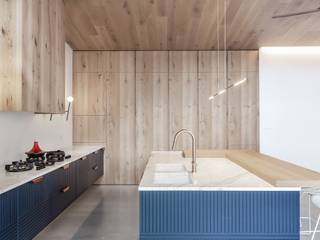 Bespoke Miuccia e T45 a Sydney, TM Italia TM Italia Modern kitchen Wood Wood effect