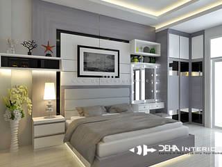 Project Thomin Shu, deha interior pekanbaru deha interior pekanbaru Dormitorios de estilo moderno Contrachapado