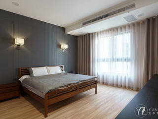 SU House‧擁樂, 元作空間設計 元作空間設計 Modern style bedroom
