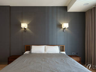 SU House‧擁樂, 元作空間設計 元作空間設計 Modern style bedroom