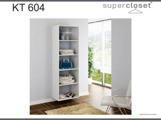 Guarda Roupa em U Casal Modelo Closet - Superclosets, SuperClosets SuperClosets Modern style bedroom MDF