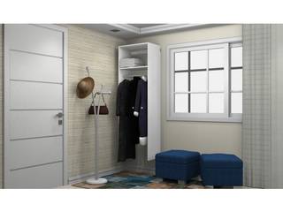 Guarda Roupa de Canto em L Estilo Closet - Superclosets, SuperClosets SuperClosets Dormitorios de estilo moderno Tablero DM