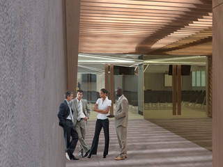 G Church Interior, TIES Design & Build TIES Design & Build Koridor & Tangga Modern