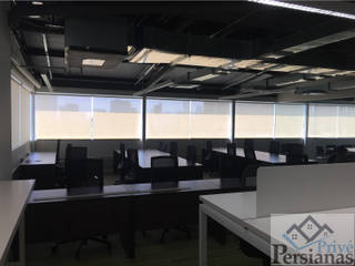 Persianas Enrollables Malla Solar Oficinas, PRIVE PERSIANAS PRIVE PERSIANAS Commercial spaces