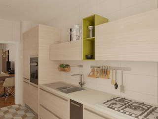 Apartment - Virtual Tour, LABviz LABviz Cocinas modernas: Ideas, imágenes y decoración