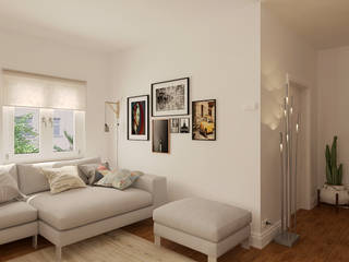 Apartment - Virtual Tour, LABviz LABviz Livings modernos: Ideas, imágenes y decoración