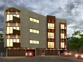 Via Oriente Residencial, Tijuana., Visual Space Design Visual Space Design Casas modernas