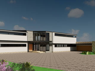 Ultra Modern Bushveld Home , Venuï Architects Venuï Architects منزل عائلي صغير حجر