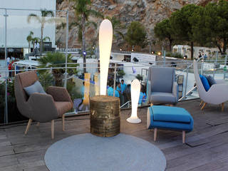 Terraza Lounge VIP en Starlite Marbella , BARASONA Diseño y Comunicacion BARASONA Diseño y Comunicacion Modern terrace