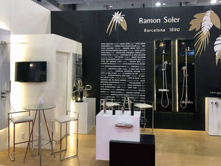 Stand Expo Cihac México para Ramon Soler, BARASONA Diseño y Comunicacion BARASONA Diseño y Comunicacion 商业空间