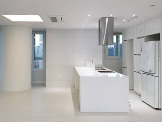 부천리첸시아인테리어, 디자인모리 디자인모리 Modern kitchen Tiles