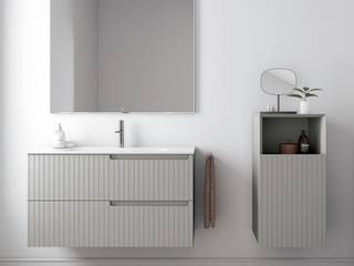 mueble de baño, Hermanos Sánchez Fernández Grup Gamma Hermanos Sánchez Fernández Grup Gamma 식민지스타일 욕실 우드 + 플라스틱