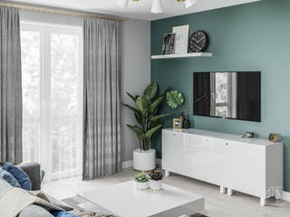 Загородный дом в современном стиле, ADI Interiors Group ADI Interiors Group Living room