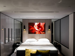 slaapkamer verwarming, Heat Art - infrarood verwarming Heat Art - infrarood verwarming Kamar Tidur Modern Kaca