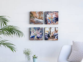 PrinTile: cuadros ultra-ligeros 20x20 personalizados, para decorar sin hacer agujeros, FotoLienzo.com FotoLienzo.com Дома в стиле модерн