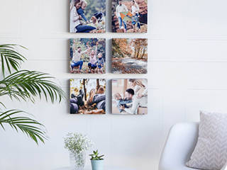PrinTile: cuadros ultra-ligeros 20x20 personalizados, para decorar sin hacer agujeros, FotoLienzo.com FotoLienzo.com Casas modernas
