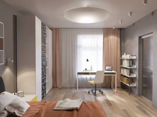 K13 Privat Wohnung , nadine buslaeva interior design nadine buslaeva interior design Teen bedroom