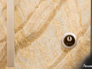 Porta Blindata in Marmo, Ercole Srl Ercole Srl Front doors Marble