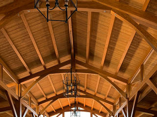 Salón de celebraciones Restaurante El Llano, NavarrOlivier NavarrOlivier مساحات تجارية خشب Wood effect