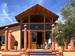 Salón de celebraciones Restaurante El Llano, NavarrOlivier NavarrOlivier مساحات تجارية خشب Wood effect