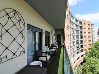 Apartamento T3 Odivelas, EU LISBOA EU LISBOA ベランダ