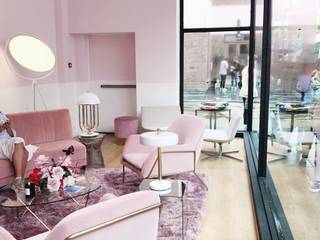 Pink Spot, Inglaterra, DelightFULL DelightFULL Commercial spaces Copper/Bronze/Brass White