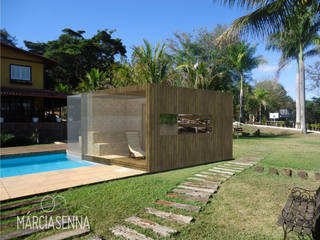 Projeto Sauna, MÁRCIA SENNA ARQUITETURA E PAISAGISMO MÁRCIA SENNA ARQUITETURA E PAISAGISMO