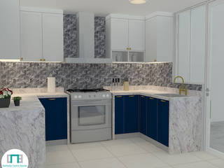 Diseño de Cocina - Espacios pequeños, NCB Arquitectura de interiores NCB Arquitectura de interiores Small kitchens
