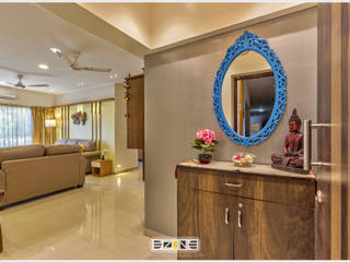 2BHK apartment in Pune , The D'zine Studio The D'zine Studio Couloir, entrée, escaliers minimalistes