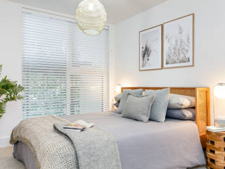 Modern Apartments, Bournemouth, WN Interiors + WN Store WN Interiors + WN Store Moderne Schlafzimmer Holz Holznachbildung