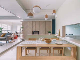 TN06 - Capacity of Green, 木介空間設計 MUJIE Design 木介空間設計 MUJIE Design Вітальня
