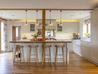 Cottage kitchen extension , WALK INTERIOR ARCHITECTURE + DESIGN WALK INTERIOR ARCHITECTURE + DESIGN Landelijke keukens