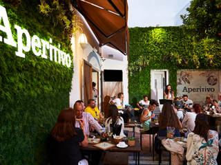 Restaurante Aperitivo, Ingarden - Jardins Verticais e Plantas Artificiais Ingarden - Jardins Verticais e Plantas Artificiais مساحات تجارية