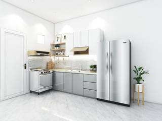 Kitchen set & interior , viku viku Éléments de cuisine Blanc