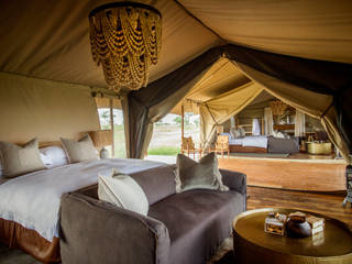 Siringit Serengeti, Tanzania, Meg Vaun Interiors Meg Vaun Interiors غرفة نوم