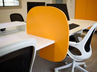 STONE - Open space, FERCIA - Furniture Solutions FERCIA - Furniture Solutions Ruang Studi/Kantor Modern Kayu Buatan Multicolored