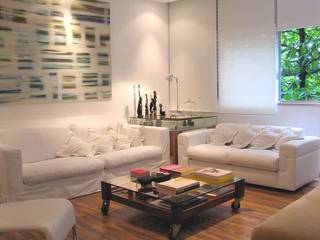 Apartamento VCP, Viviane Cunha Arquitetura Viviane Cunha Arquitetura 现代客厅設計點子、靈感 & 圖片