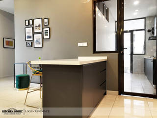 Logan Residence | Penang, Kitchen Story Sdn.Bhd. Kitchen Story Sdn.Bhd. 모던스타일 주방 마분지