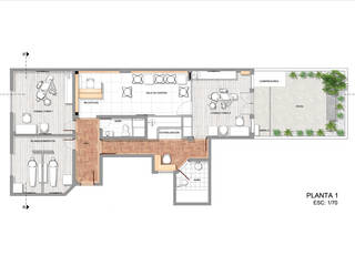 Consultorio Dental - Blanqueamiento Ahora, Avila Arquitectos Avila Arquitectos Minimalist study/office