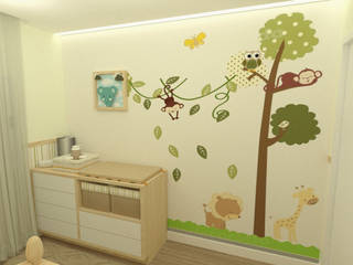 QUARTO SAFARI, JR DECOR - Design de Interiores JR DECOR - Design de Interiores Baby room