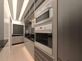 Cozinha_Apartamento Angélica e Renato, CaPra Arquitetura e Interiores CaPra Arquitetura e Interiores Вбудовані кухні MDF