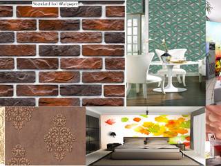 Customised & Standard Wallpapers, Nikkam V Designs Nikkam V Designs Multicolored