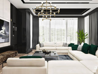 PERFECT BALANCE | Wnętrza rezydencji, ARTDESIGN architektura wnętrz ARTDESIGN architektura wnętrz Salas de estar modernas