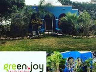 Hacienda Yucatán, Greenjoy Landscaping Greenjoy Landscaping Jardines en la fachada