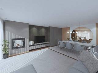 Projectos em Gaia- 2019, MIA arquitetos MIA arquitetos Minimalist living room