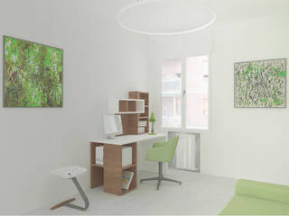 Architetto Nicola Larocca F. Modern Study Room and Home Office