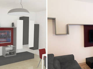 Architetto Nicola Larocca F. Modern Living Room