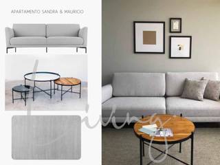 APARTAMENTO CHÍA, BHURA DESIGN BHURA DESIGN 모던스타일 미디어 룸