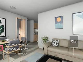 Desarrollo Guelaguetza, Dic Arquitectos Dic Arquitectos Modern living room